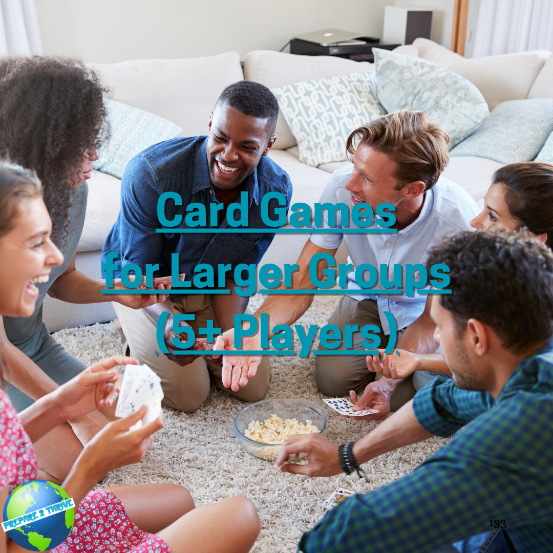 Card Games for Larger Groups (5+ Players)